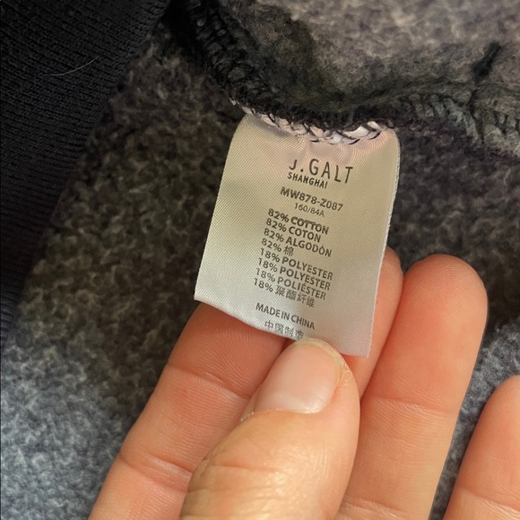 Brandy Melville John Galt New York Quarter Zip Up Sweater in Navy Blue - Picture 9 of 9